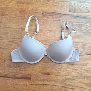 H&M Nude T-Shirt Bra Size 36B
